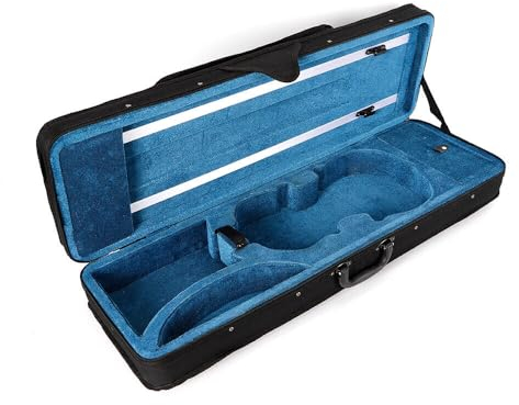 4/4 Geigenkoffer Kastenmit 2 Verstellbarer Gurt Geigenkasten Rucksackriemen Violinkoffer für Violine