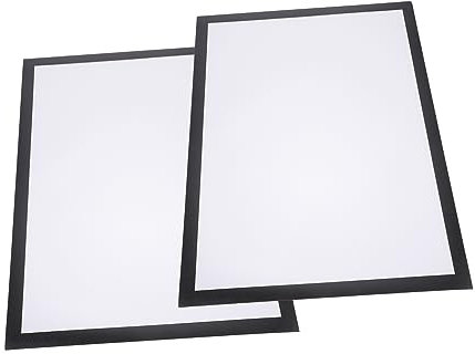 GOOHOCHY 2sätze Magnetischer Bilderrahmen Selbstklebender Foto-rahmen Für Und Kühlschrankdekoration Für Dokumente Und Kunstwerke Installieren