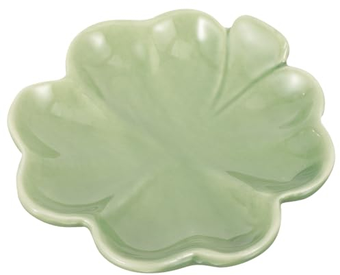 Cabilock Plateau à Bijoux En Céramique Titulaire Plateaux De Vanité La Commode Assiette De Salade Pour Le Dîner Décor Irlandais Porte-bijoux à La Main Anglaise Stockage Manquer