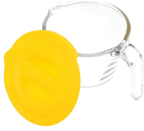 Cabilock Tasse À Mesurer Allant Au - Avec Couvercle Pichet En Verre Tasse À Pâtisserie Pichet À Mesurer En Verre Pour
