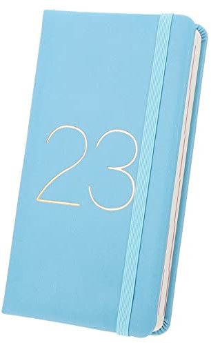 PLAFOPE Planer Notizbuch Für Studenten Dekorative Agenda Tragbar Für Zeitmanagement Und Persönliche Notizen Stilvolles Design Blau
