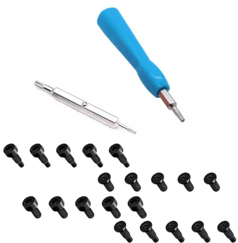 Screwdriver Screws Replacement - Spare Screw for Doorbell Screw, 20 Pcs Screws for Video Doorbell (Blue)