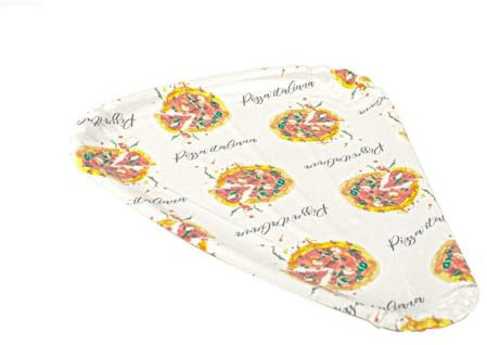 Generico 50 PEZZI Piatto PIZZA in Cartoncino Politenato misura 1/8 carta 350 gr