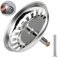 Colador de Fregadero, Universal 80mm Colador Tapón Desagüe Grueso Acero Inoxidable Cocina con Pasador Ajustable sin Obstrucciones y Desbordamientos para Cocina Residuos de Filtro y Evitar el Bloqueo