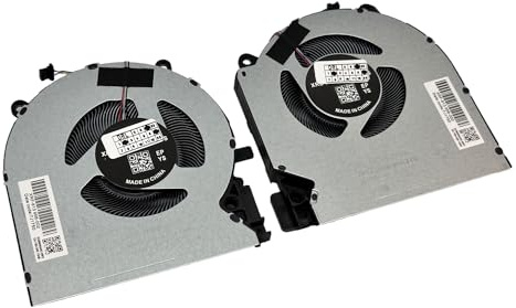 Conjunto GPU + CPU Cooling Fans for HP Victus 16-D, 16-E, PN: GPU: M75722-001, EG75070S1-C710-S9A, CPU: M75720-001, EG75070S1-C700-S9A, NS75C06-20H21C, NS75C06-20H21C, NS77770S1-C700-S9A, NS75C06