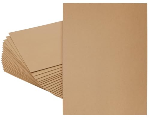 HONYUET A3 MDF-Holzplatte, 20 Stück, mitteldichte Faserplatten, 42 x 32 x 0,2 cm, zum Gravieren, Malen, Modellieren