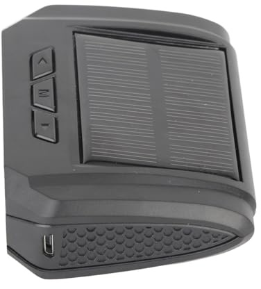 Tbest 6-Rad-LKW-Reifendruckkontrollsystem, Kabelloser Solarstrom-TPMS-Monitor mit Sensoren für Leichte Wohnmobile, Echtzeit-IP67, Großes LCD-Display, Lange Akkulaufzeit