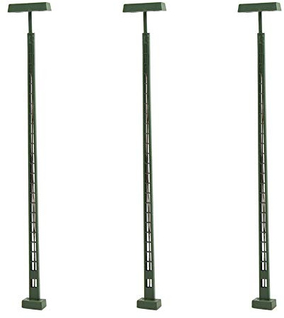 LQS54HO Neu 3 STK. Modell bahnleuchten Gittermastleuchte,spur H0 licht Layout