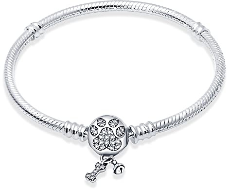 TINSLO Moments-Bracciale Donna Argento 925 Braccialetto Snake Bracciali Gioielli Regalo Natale Compleanno Festa Della Mamma per Moglie Amiche Amica