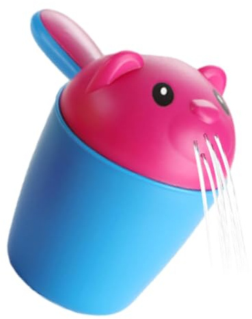 Taza de baño para enjuagar el cabello, taza de enjuague para el baño del bebé | Mango ergonómico Champú Enjuague Taza Linda Cascada Baño Enjuague - Cucharas de champú, rociador de agua de baño,