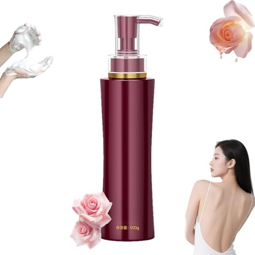 Rose Fragrance Body Wash Rose Deep Cleanse Shower Gel Nourishment Moisturizing Fragrant Bath Milk Long-Lasting Fragrance For All Skin Types