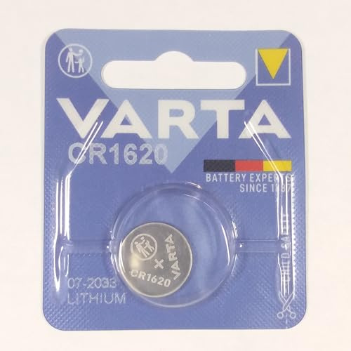 Varta 6620112401 – Pile Lithium (cr-1620, 3 V) Couleur Argent