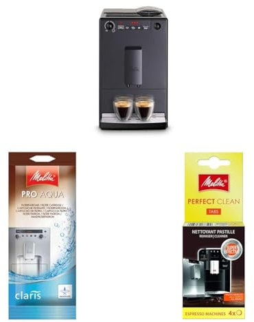 Melitta Solo Pack - Melitta Solo (E950) Cafetera Superautomática + Filtro Pro Aqua + Pastillas Perfect Clean