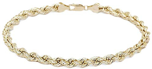 PRINS JEWELS 18 karat 750 Gold Kordel Armband Gelbgold 5 mm. Breit
