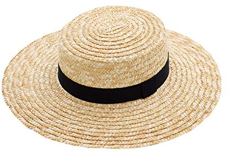 ACMEDE Strohhut Kreissäge Hut Sommerhut Erntehut Gartenhut Sonnenhut Herrenstrohhut Herren Männer mit Ripsband Unisex Größe Einstellbar