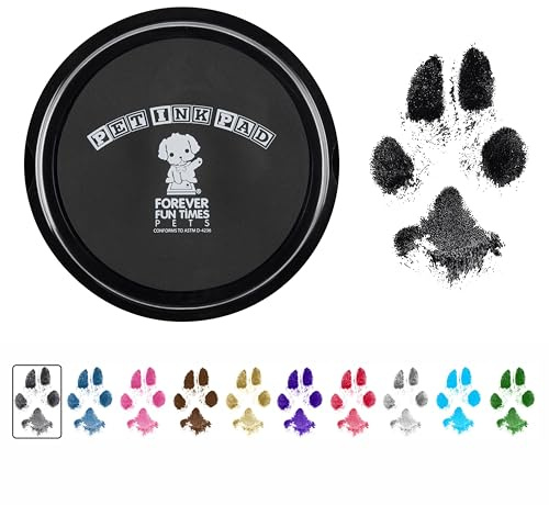 Kit d'empreintes de pattes d'animaux de compagnie facile à nettoyer | Obtenez des centaines d'empreintes de pattes d'un seul kit d'empreintes de pattes à faible coût |