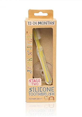 Jack N' Jill Baby-Zahnbürste, Silikon, Stufe 2