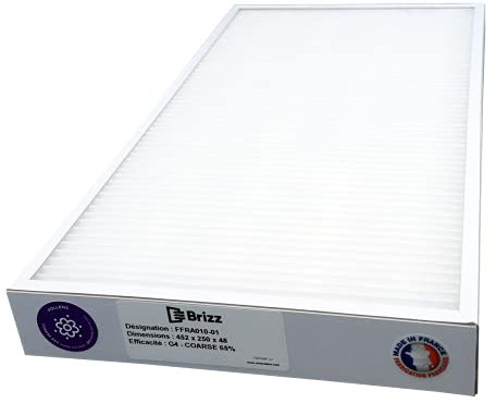 BRIZZ - Filtre G4 Compatible Ventilation France AIR Temperys - modle : 800 ou 1000