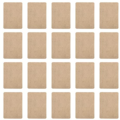 EXCEART 50 Stücke Kräuter Ingwer Pflaster Wärmepflaster Schmerzpflaster Selbsterwärmendes Fußpolster Wärmepads Nacken Schulter Körper Halswirbel Knie Fuß Schmerzlinderung Patch (Hellbraun)