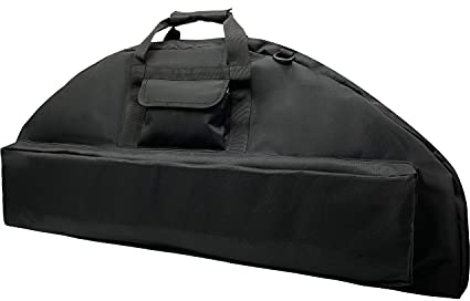 Alephnull Compoundbogen-Etui Weiches Bogenetui Compoundbogen-Tragetasche mit Pfeiltasche (Schwarz, Klein)