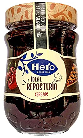 HERO - MERMELADA DE CEREZAS ROJAS. PACK 6 X 600GR.
