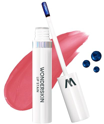 Wonderskin Wonder Blading Lip Stain Peel Off Masque – Teinte À Lèvres Rose Longue Durée, Imperméable Et Résistante Au Transfert, Finition Mate (Romance Masque)