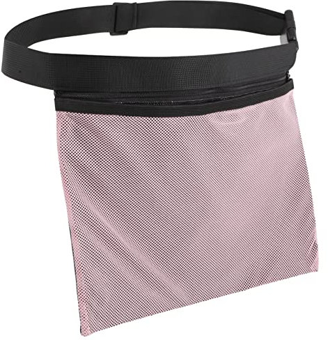 Garneck Tennisballtasche Aus Nylon Und Polyester Hüfttasche Mit Reißverschluss Ballsammeltasche Für Tennisbälle Und Andere Bälle Tragbare Outdoor-Aufbewahrungstasche