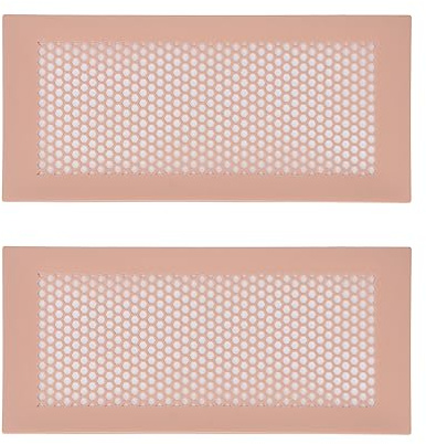 2 Stück Babysichere Lüftungsabdeckung für den Boden zu Hause, Babysichere Lüftungsabdeckung aus Weichem Silikon für Hauswand, Deckenboden, Register (Braun)