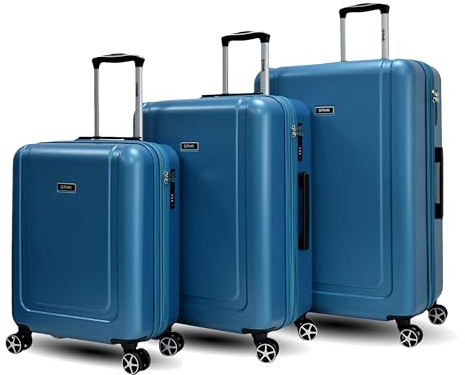 Unik REVOLUTION Juego de Maletas 3 Piezas Expandibles – Aqua Blue