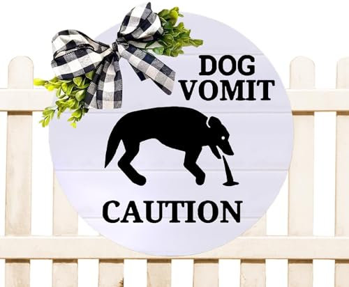 Warnschild mit Aufschrift Cat Vomit Caution, Nassboden-Warnschild für Sicherheit, Katzen-Warnschild, Dekoration für WC, Badezimmer, Wohnzimmer, Schlafzimmer, Tisch