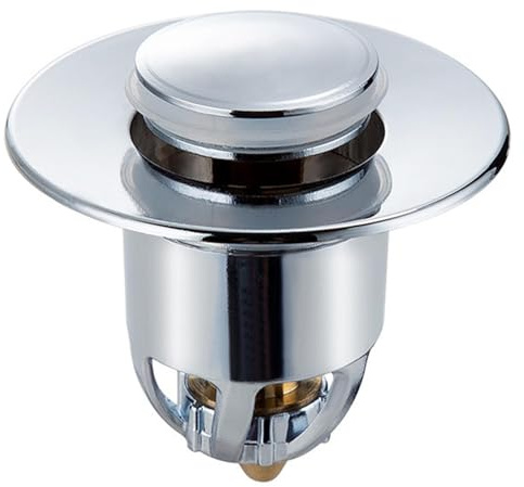 Filtre de vidange pop-up pour lavabo, bouchon de lavabo de type poussoir pour lavabo, désodorisant anti-odeur, bouchon de lavabo anti-obstruction avec panier attrape-cheveux pour lavabo