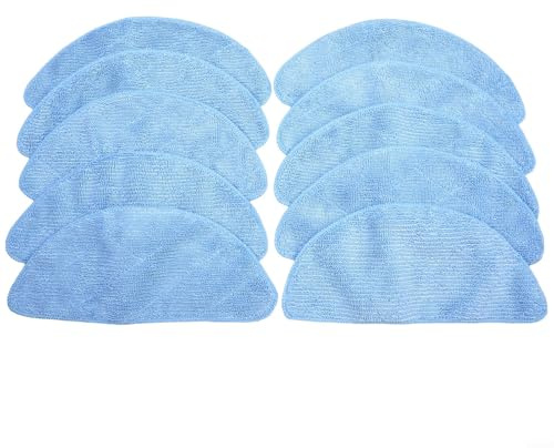 Jonikuper Almohadillas para robot aspiradora, 4/10 paños de limpieza de microfibra reutilizables compatibles con la serie Q5, trapos lavables para fregar suelos (paquete de 10)