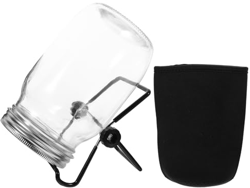 LOORGVEL Kit de Germination pour Bocaux Mason 32Oz en Acier Inoxydable avec Couvercles Grillagés Support Stable et Paquet D’Ombrage pour Germes de Haricots – Accessoire la Cuisine pour