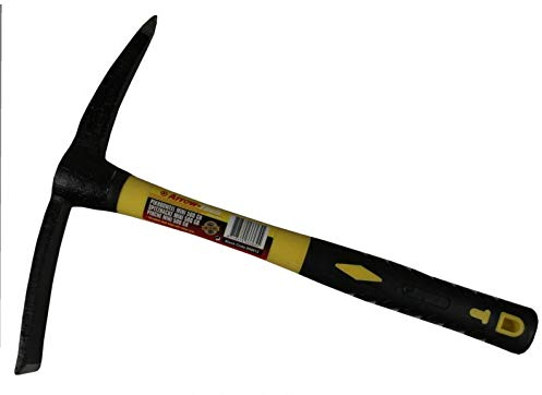 Mini Spitzhacke 500g Fiberglasstiel Kreuzhacke Flachhacke Maurer Hacke Abbruch