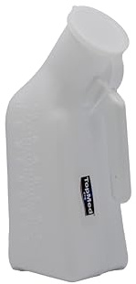 Male Urinal Urine Bottle with Lid 32oz./1000mL Pack of 1