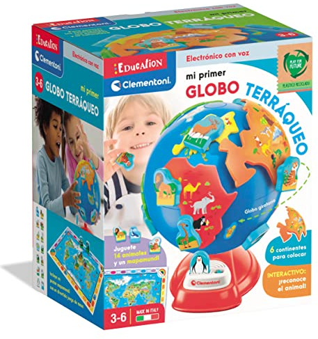 Clementoni Globo terráqueo Interactivo, Varios, One Size