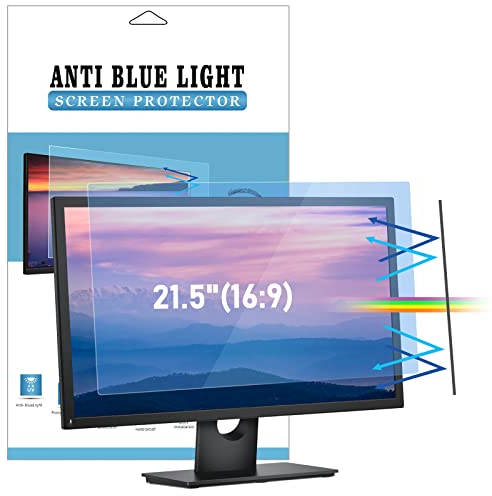LAMA Pellicola Salvaschermo Universale con Blocco Della Luce Blu Filtri per Computer da 21,5 Pollici (LxA: 476 mm * 268 mm), Protezione per Gli Occhi Antiriflesso Anti-UV Anti Luce Blu (16:9)