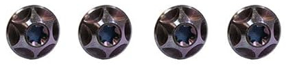 Silca Schrauben für Flaschenhalter, Titan, Königsviolett, 4 Stück