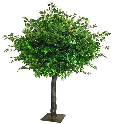 SCHAAN Künstlicher Ficusbaum, große dekorative Zimmerpflanze für Hotels, Einkaufszentren und Hochzeiten, realistisches Design, Wunschbaum-Requisite A-3 x 2 m Decoration
