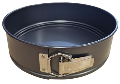 mastrad - Moule à charnière 24cm - Revêtement 2 couches - Sans PFAS ni PTFE - 24,3 x 24,3 x 7 cm