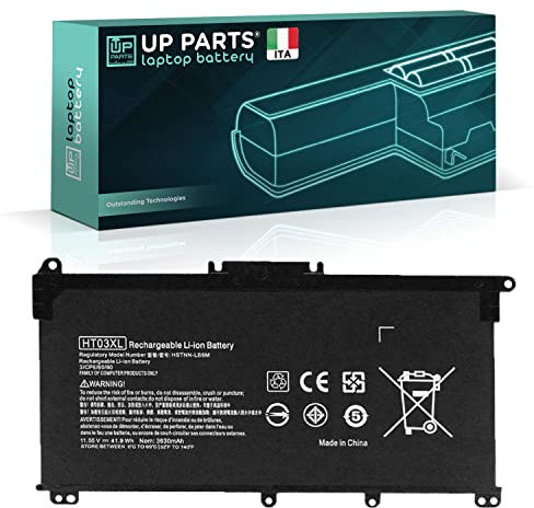 UP PARTS Batteria PRO compatibile con HP HT03XL L11119-855 (41,9Wh) Computer Portatile Compatibile HP 240, 245, 250, 255, con PC Pavilion Nuova Generazione 3700mAh