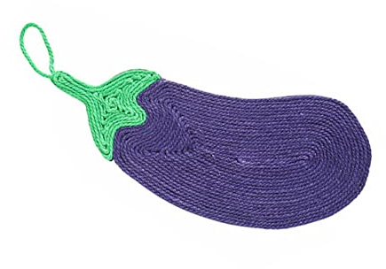 ibasenice Griffoir pour Chat Aubergine Planche à Gratter Pratique pour Animaux De Compagnie Tapis De Jeu pour Chat