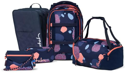 Satch Pack Beauty and the School Edition Schulrucksack Set 5tlg. (Coral Reef)