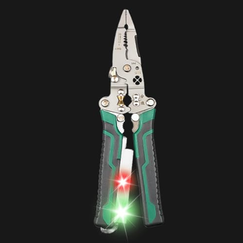 Pelacables Eléctricos | Tijeras Pelacables con Probador, con Tester para Electricista y Hogar