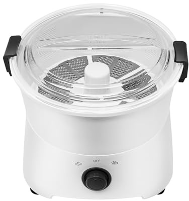 XEJMEOO Electric Potato Peeler, One-button Drive Automatic Peeler Spinner Machine 85w Stainless Steel Automatic Rotating Fruit and Vegetable Peeler with 1.76 Lbs Potatoes and 0.77lbs Vegetables