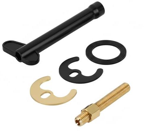 5-Piece Monobloc Tap Fixing Kit Tap Washers For Mixer Taps Basin Taps Mounting Set Secure Single Hole Faucet Installation With Leakproof Horseshoe Fastening For Bathroom Sink Mixer