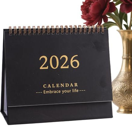 Zibeem Calendario Da Scrivania | Agenda Cartacea Mensile da Tavolo 2026 per Organizzazione | Agenda Da Tavolo Per Pianificazione Giornaliera Studenti Insegnanti Manager Soggiorno Camera Studio