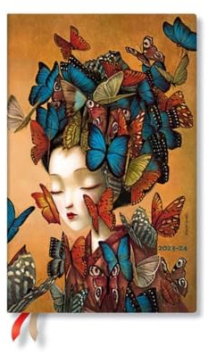 Madame Butterfly (Esprit de Lacombe) Maxi 18-month Dayplanner 2024