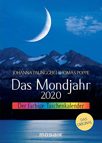 Das Mondjahr 2020: Der farbige Taschenkalender - Das Original