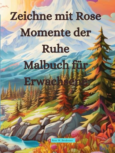 ZEICHNE MIT ROSE MOMENTE DER RUHE: MALBUCH FÜR ERWACHSENE